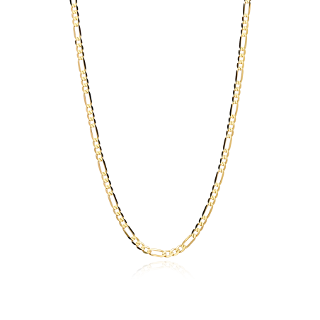 Cadena Oro 18k eslabón 3x1 50cm "Saitama"