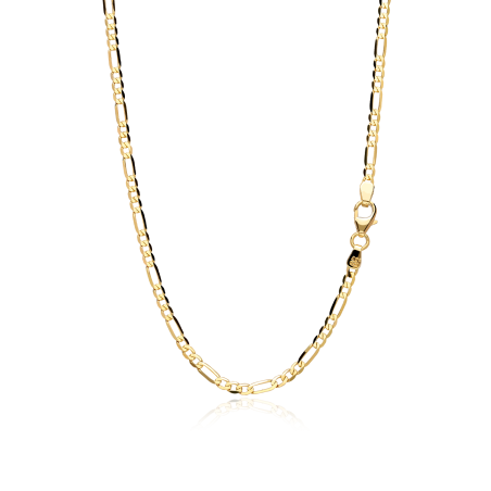 Cadena Oro 18k eslabón 3x1 50cm "Saitama"