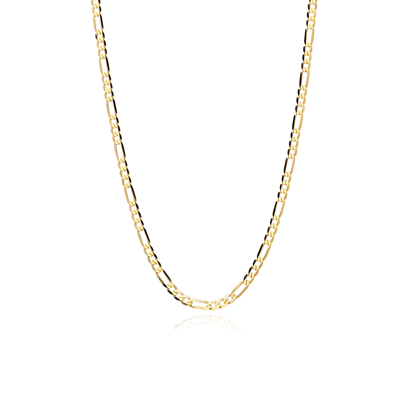 Cadena Oro 18k eslabón 3x1 45cm "Saitama"