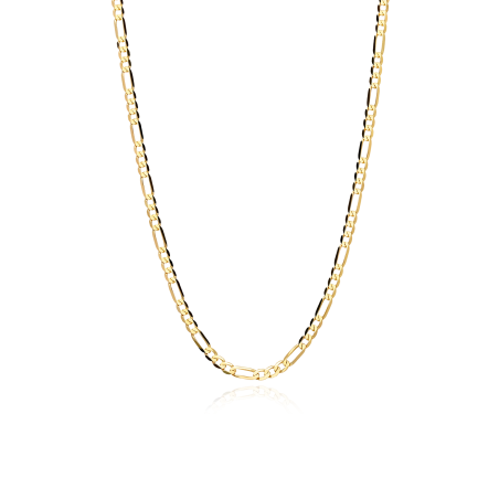 Cadena Oro 18k eslabón 3x1 45cm "Saitama"