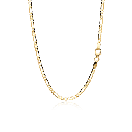 Cadena Oro 18k eslabón 3x1 45cm "Saitama"