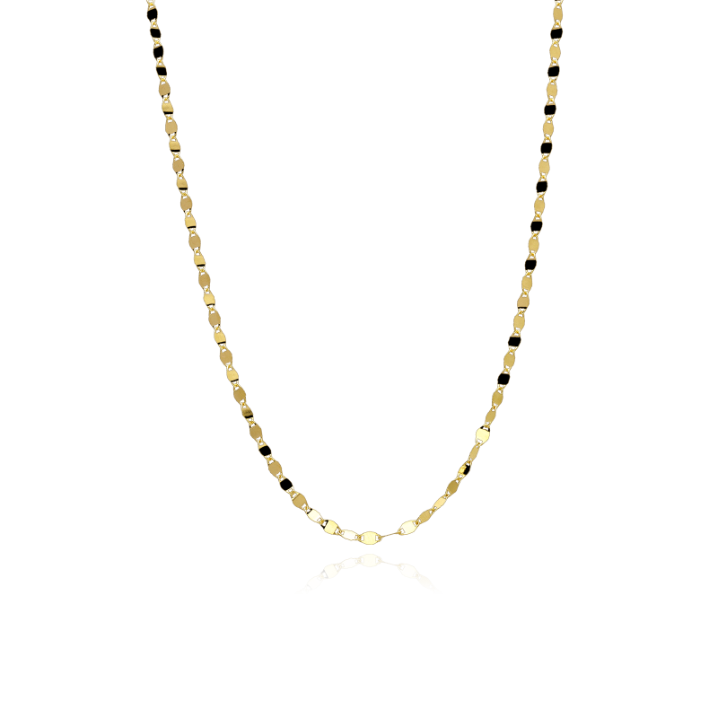 Cadena Oro 18k rombos 45cm "Ehime"