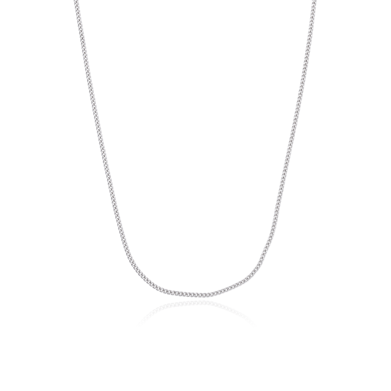 CADENA "BLERA" ORO BLANCO 18K 45 CM