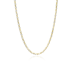 Cadena Oro 18k eslabón 1x1"Ken"