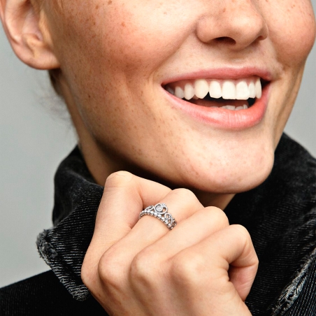Anillo Pandora Plata Mi Princesa 190880CZ