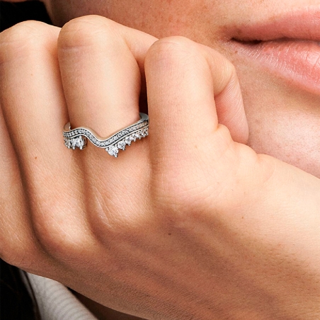 Anillo Pandora Ola Asimétrica 192543C01