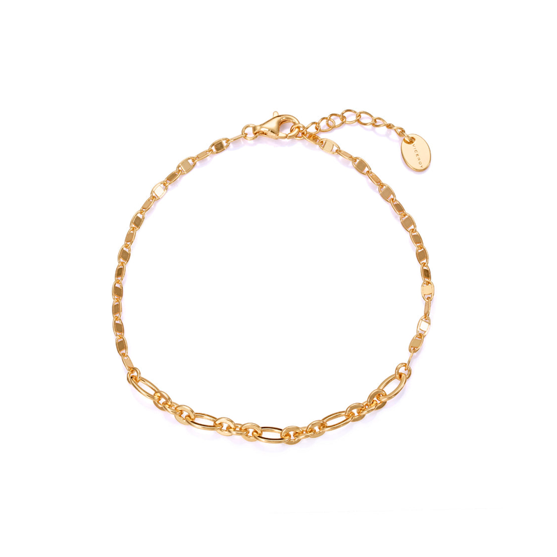 Pulsera Viceroy Plata Baño Oro Cadena 13216P100-00