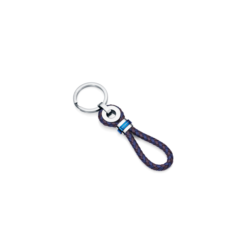 Llavero Viceroy Air Acero Y Piel Trenzada Multicolor 6403L09019