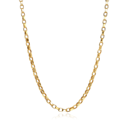 Cadena Oro 18k Eslabón ovalado 60cm "Maire"