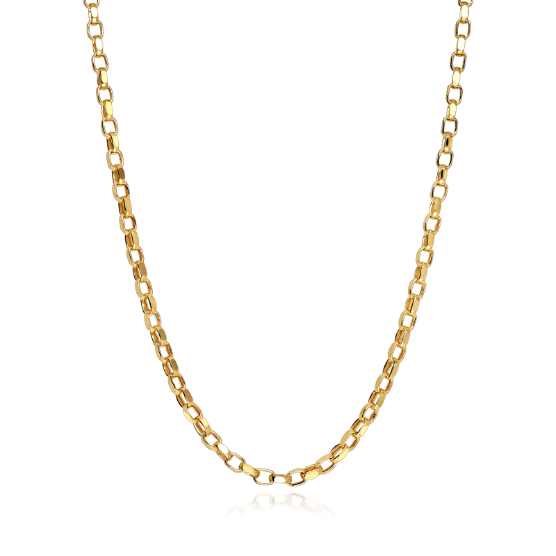 Cadena Oro 18k Eslabón ovalado 60cm "Maire"