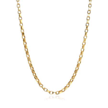 Cadena Oro 18k Eslabón ovalado 60cm "Maire"