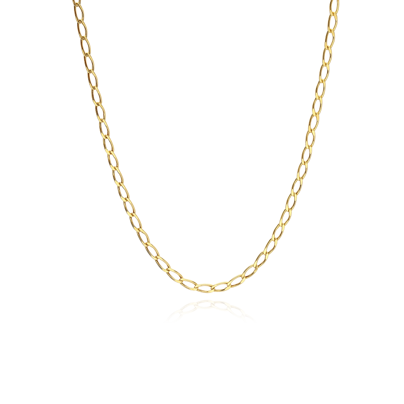 Cadena Eslabones Bilbao Oro 18k. 40 CM