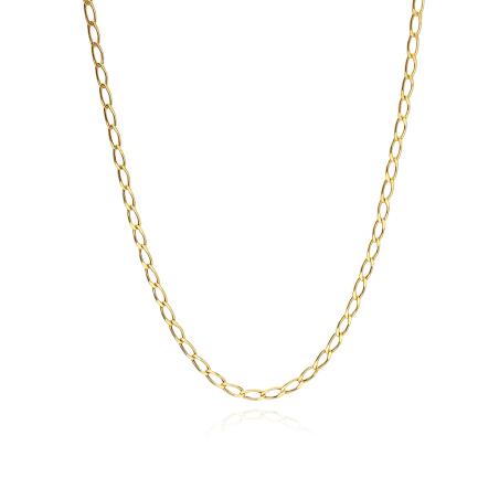 Cadena eslabón Bilbao oro amarillo 18k