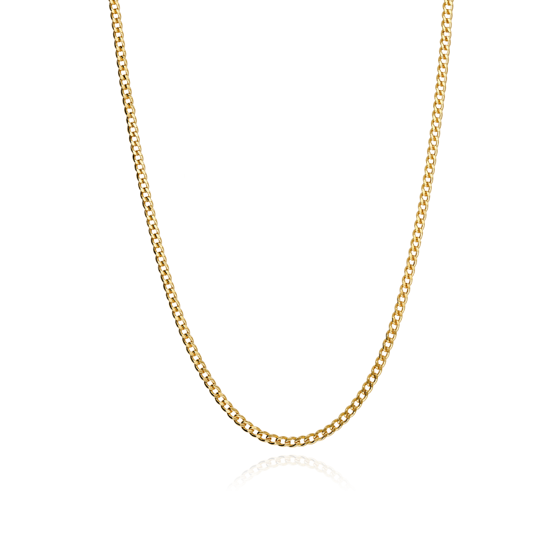 CADENA BARBADA ORO 18K
