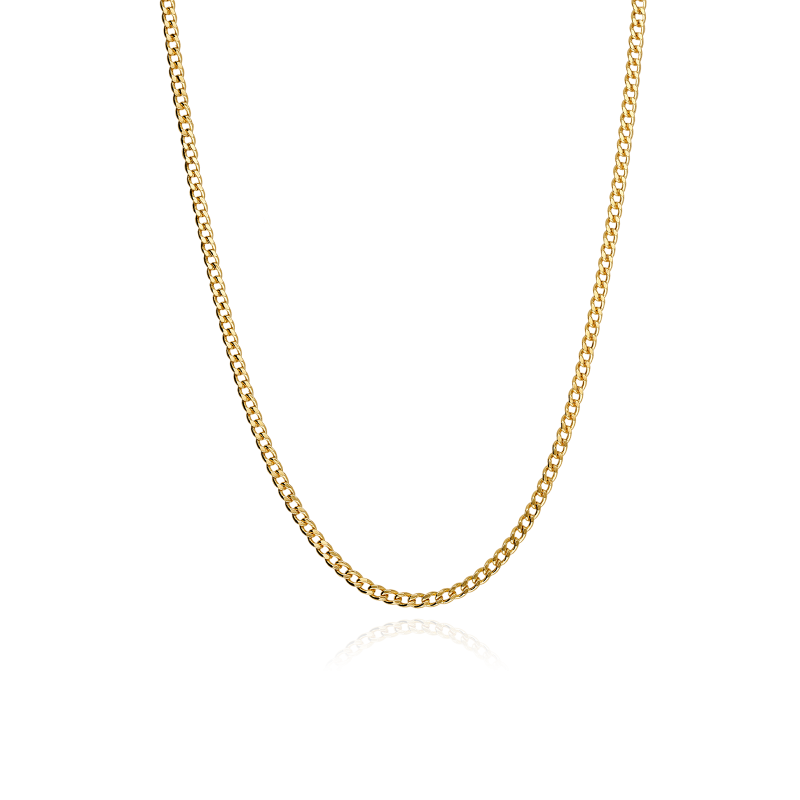 CADENA BARBADA ORO 18K