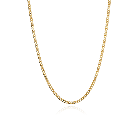 CADENA BARBADA ORO 18K