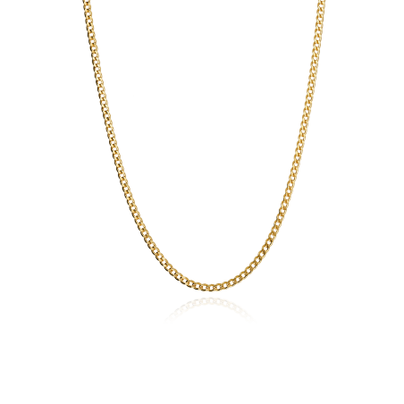 CADENA BARBADA ORO 18K
