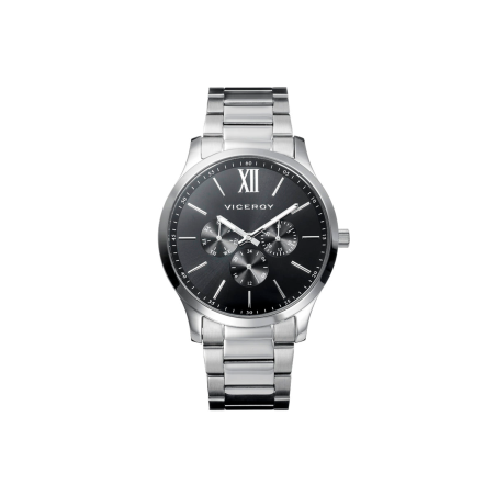 Reloj Viceroy Magnum Acero Multifunción Esfera Negra 401187-53