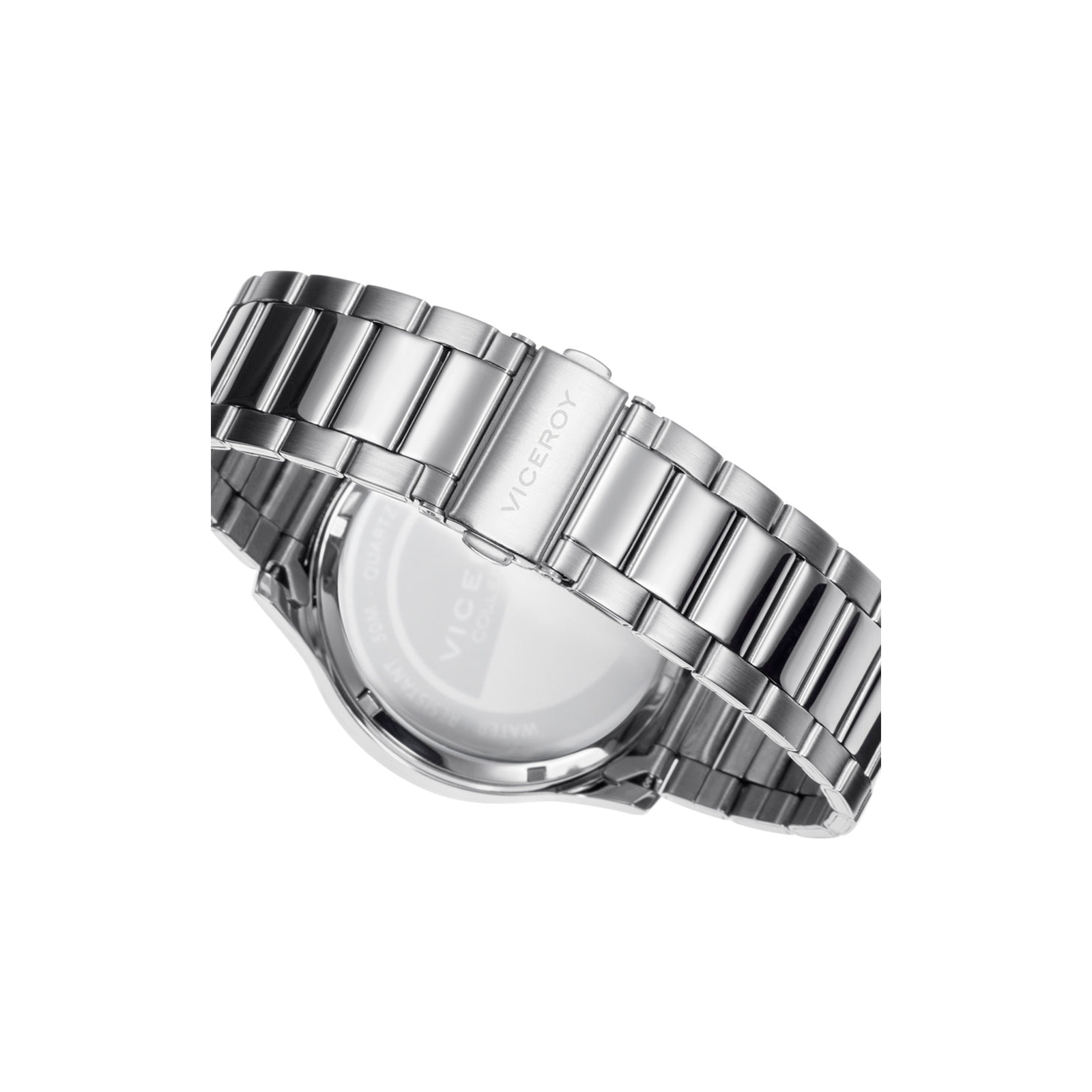 Viceroy Orologio Uomo Magnum 401185-53 – Cassa E Bracciale In Acciaio Nero, Diametro 43mm, Vetro Minerale, Movimento Al Quarzo, Impermeabile 5 ATM.