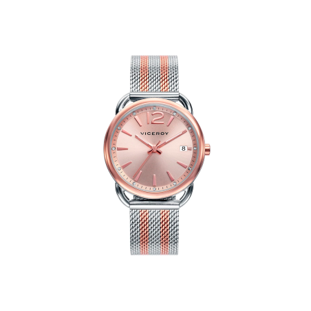 Reloj Viceroy Acero Bicolor Rosado 461070-95