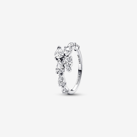 Anillo Pandora Banda Brillante Superpuesta​ 193004C01