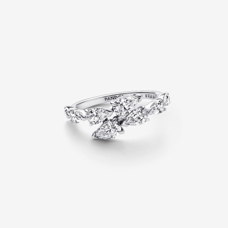 Anillo Pandora Banda Brillante Superpuesta​ 193004C01