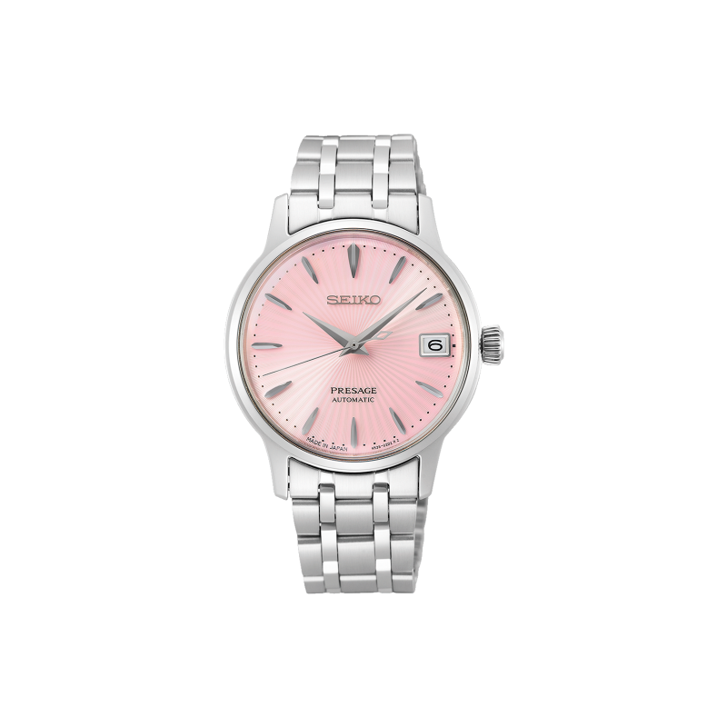 Reloj Seiko Presage Cocktail Automático Esfera Rosa SRP839J1