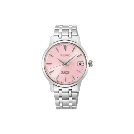 Reloj Seiko Presage Cocktail Automático Esfera Rosa SRP839J1