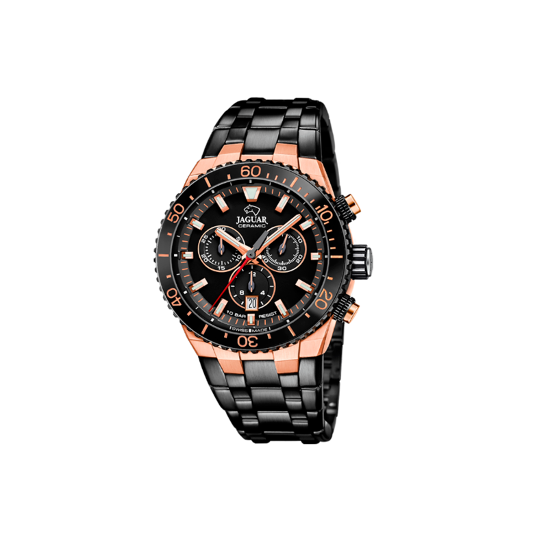 Reloj Suizo Jaguar hombre ceramic negro J1023/1