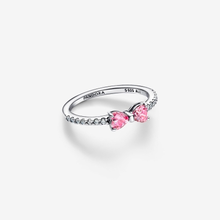 Anillo Pandora Lazo Rosa Brillante 193510C01