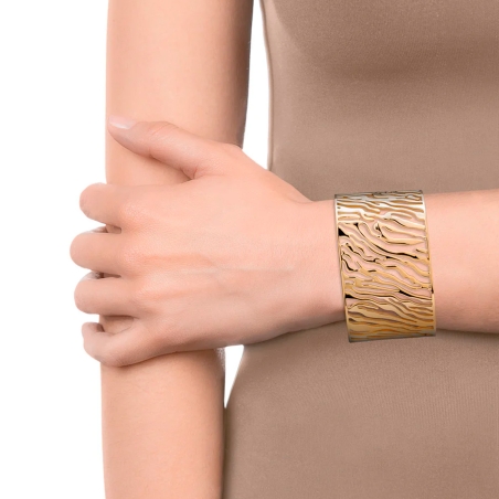 Pulsera Viceroy acero dorado calado 75231P01012