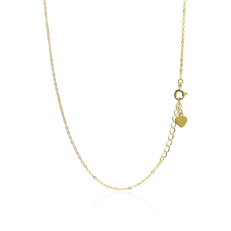Gargantilla Plata baño Oro 18k y circonitas "Libre"