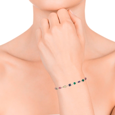 Pulsera Viceroy plata dorado y circonitas 1342P100-39