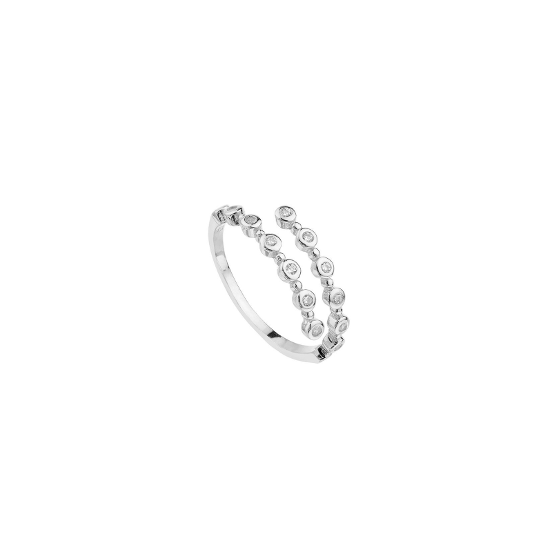 Anillo Itemporality Plata Doble Ajustable SRN-101-001-12