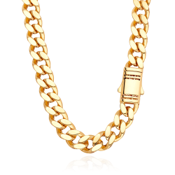 CADENA ORO AMARILLO 18K "APOLO" 9 MM