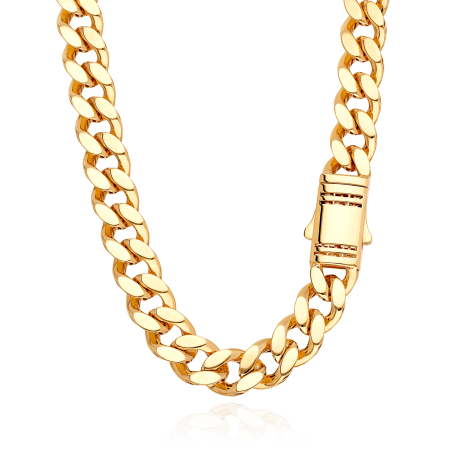 CADENA ORO AMARILLO 18K "APOLO" 9 MM