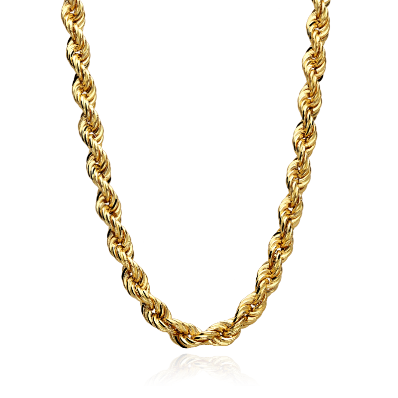 Cordón Salomonico "Kane" Oro Amarillo 60 cm