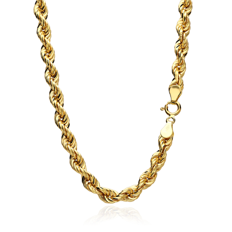 Cordón Salomonico "Kane" Oro Amarillo 60 cm