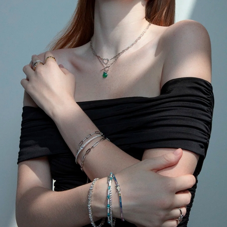 Pulsera Viceroy plata y circonitas 2326P000-30