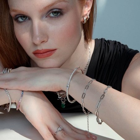 Pulsera Viceroy plata y circonitas 9139P000-30