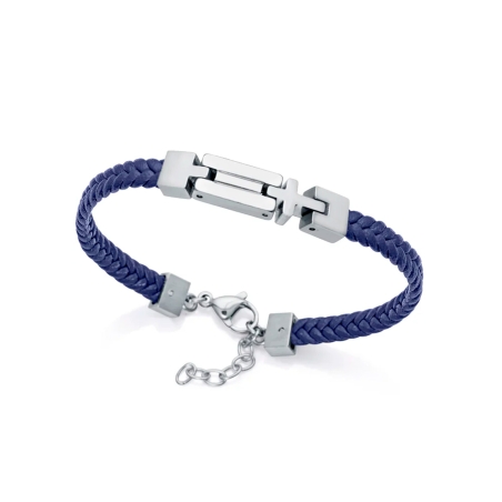 Pulsera Viceroy acero y piel 75394P01013