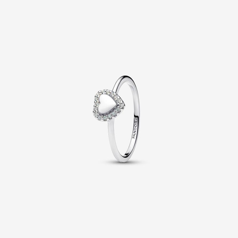 Anillo Pandora Corazón Grabable 193801C01