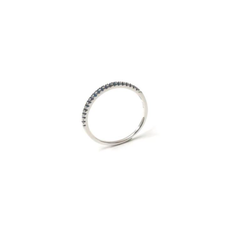Anillo Itemporality Steffi Plata Circonitas Azules SRN-107-078-10