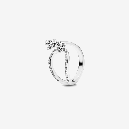Anillo Pandora Mariposa Doble 197920CZ