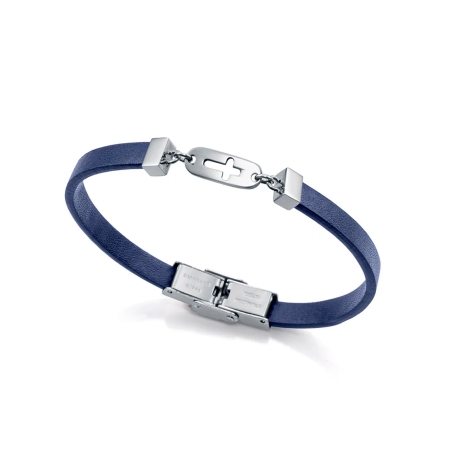 Pulsera Viceroy acero y piel 75395P01013