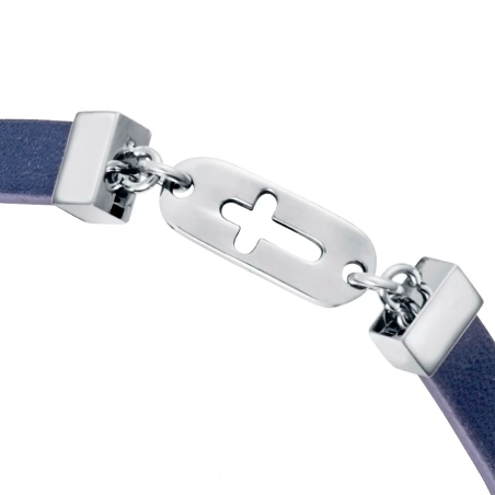 Pulsera Viceroy acero y piel 75395P01013