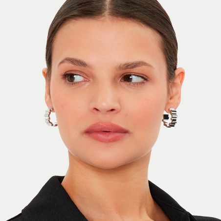 Pendientes Calvin Klein acero y circonitas 35000237