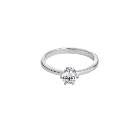 Anillo Itemporality Plata Y Circonita Central  SRN-101-090-16