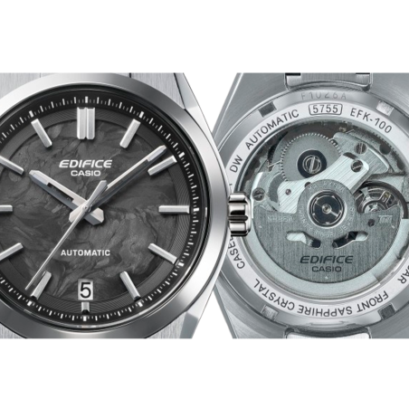 Reloj Casio Edifice Automático Esfera Negra EFK-100CD-1AER