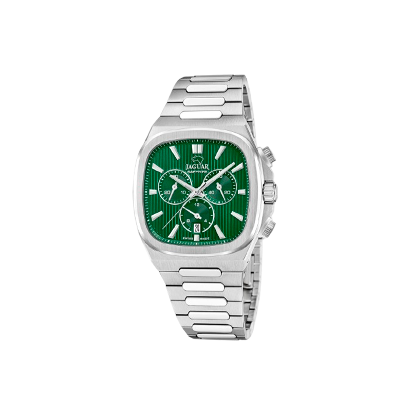 Reloj Jaguar Acero Rondcare Esfera Verde J1048/3
